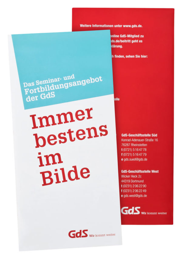 Flyer "Immer bestens im Bilde!"